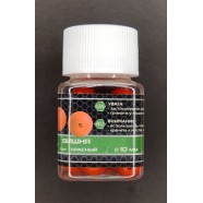 Плаваюча наживка, силіконова, в діпі, EOS, Кулька, 10мм, 25шт/уп, Вишня, червоний